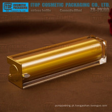 Luxo quente-vendendo de ZB-PK80 80ml 80ml ouro garrafa quadrada acrílica cosméticos sem ar